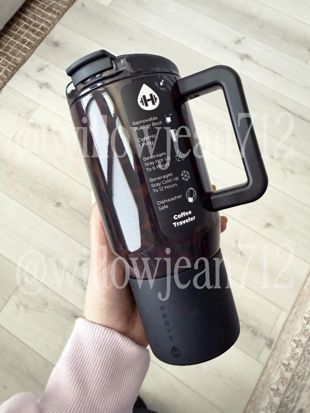 “Tortoise" HydroJug 20 oz Coffee Traveler - Limited Edition